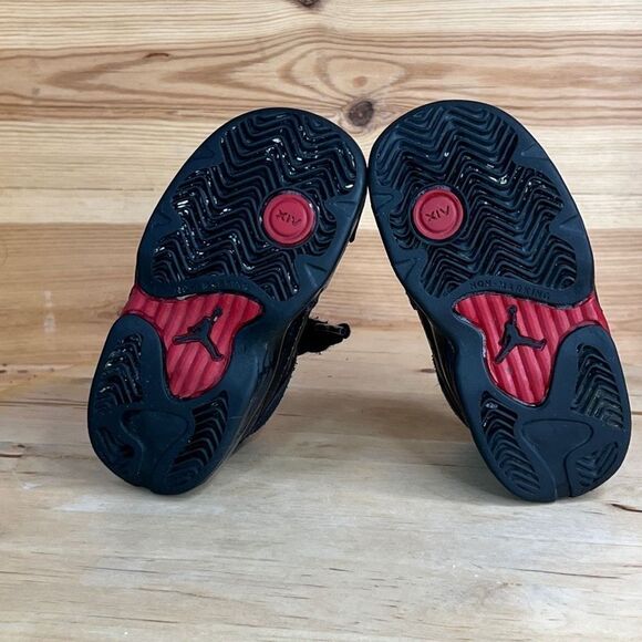 Jordan 14 Retro Last Shot Toddler Athletic Sneaker Shoes Size 7C - Picture 10 of 10